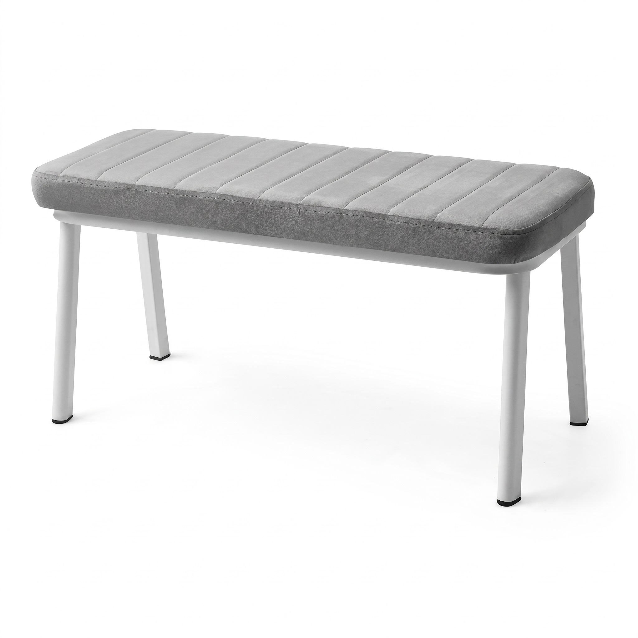 Esinti Sırtsız Metal Bench Puf