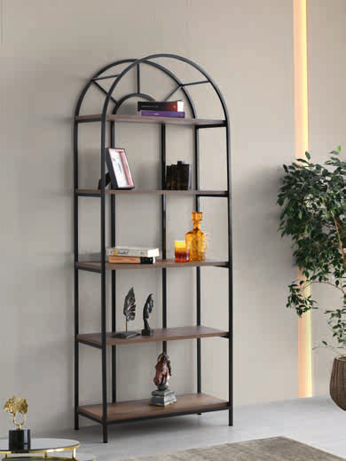 Gündüz Kitaplık - Barok Ceviz