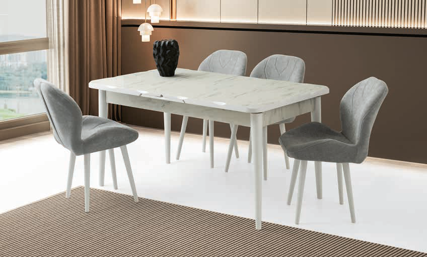 Kelebek Kütük HG Masa ve Vera Sandalye