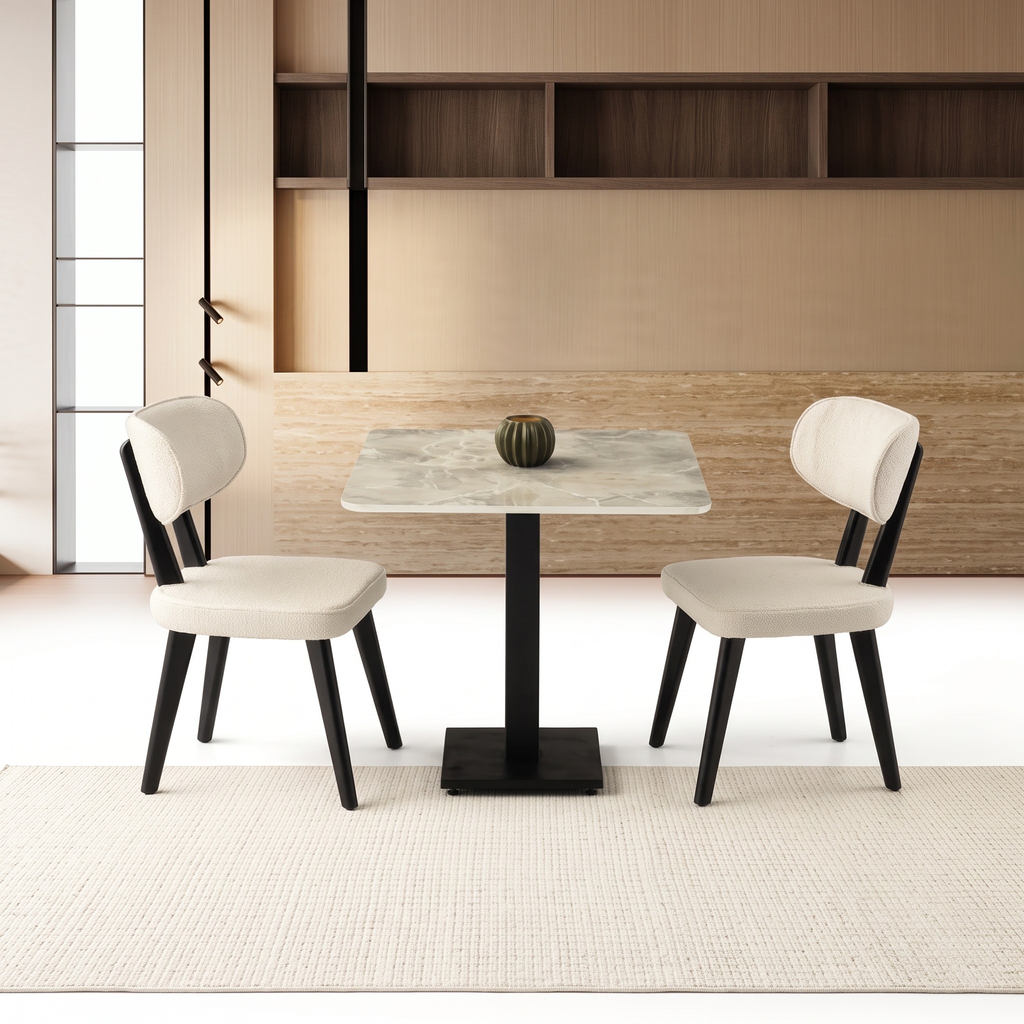 Santo HG Masa (80x80) ve Masal Sandalye Takımı