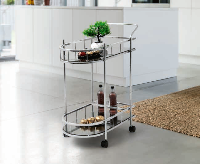 Servis Arabası - Krom