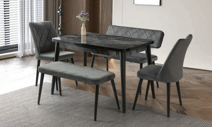 Silva Masa - Nova Sandalye ve Atlanta Benç