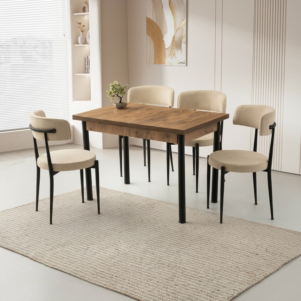 Smart Masa (110x70) ve Gözde Sandalye Takımı