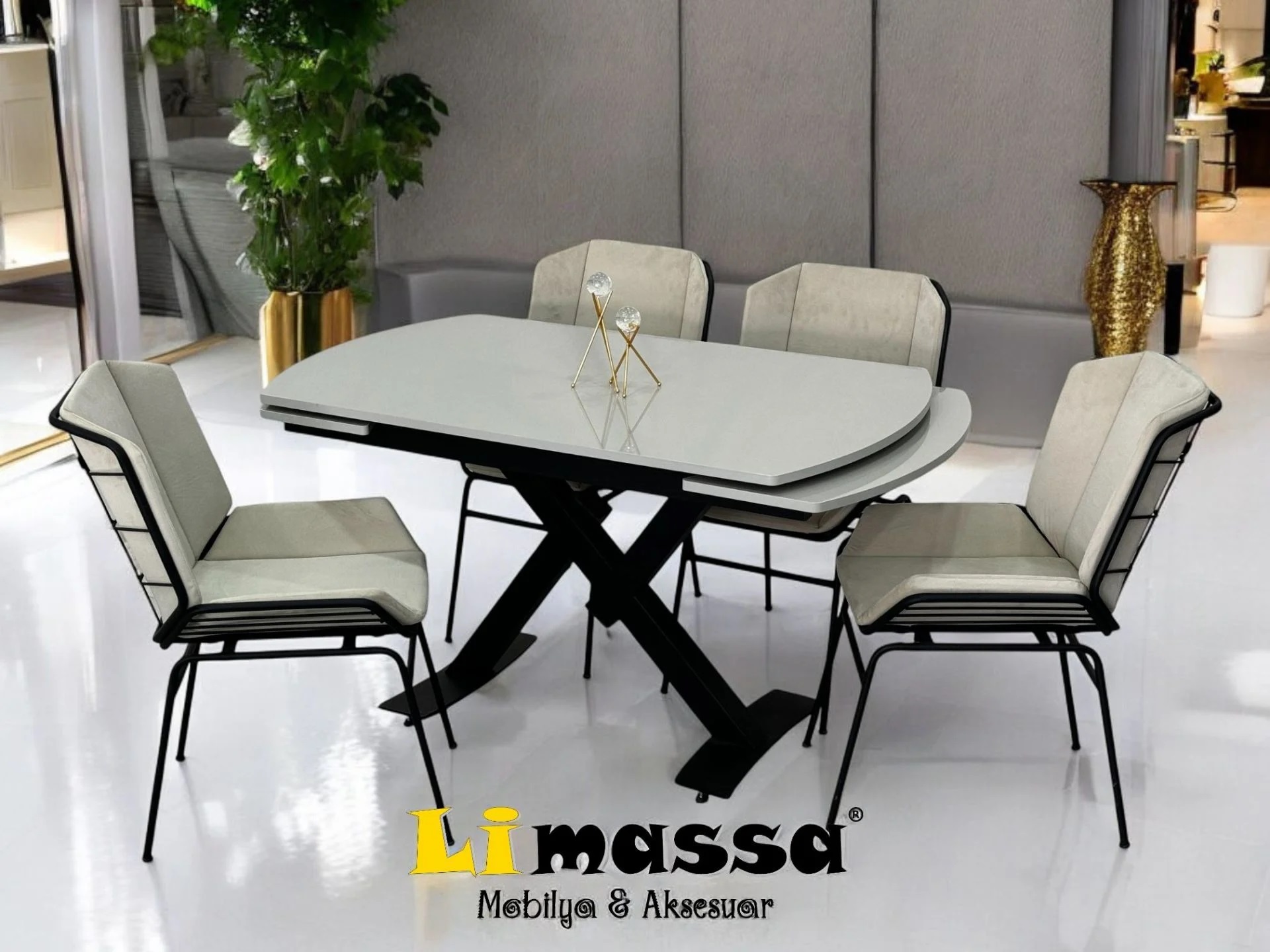 Stil Masa ve Yonca Sandalye