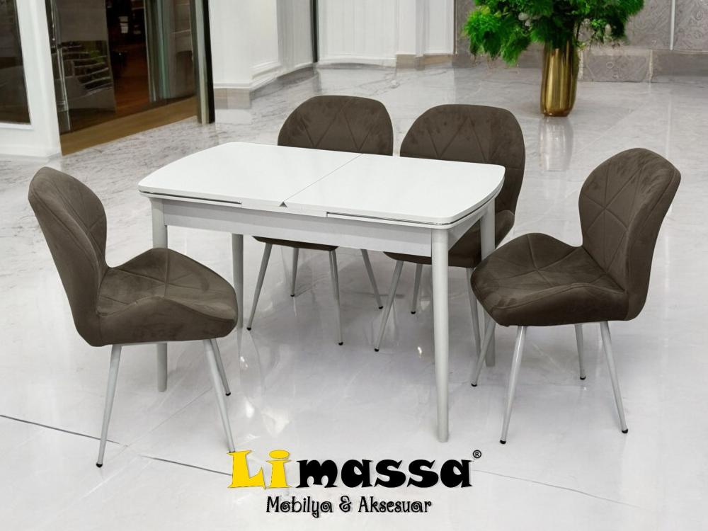 Mdf Kelebek Masa ve Vera Sandalye