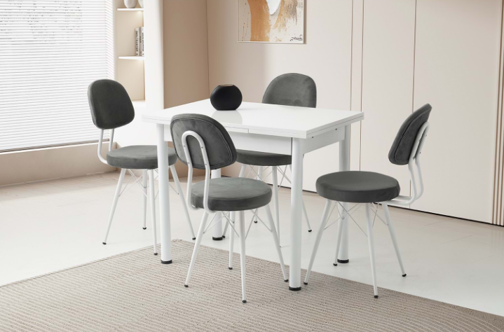 Ahşap Smart Masa (90x60) ve Ece Sandalye