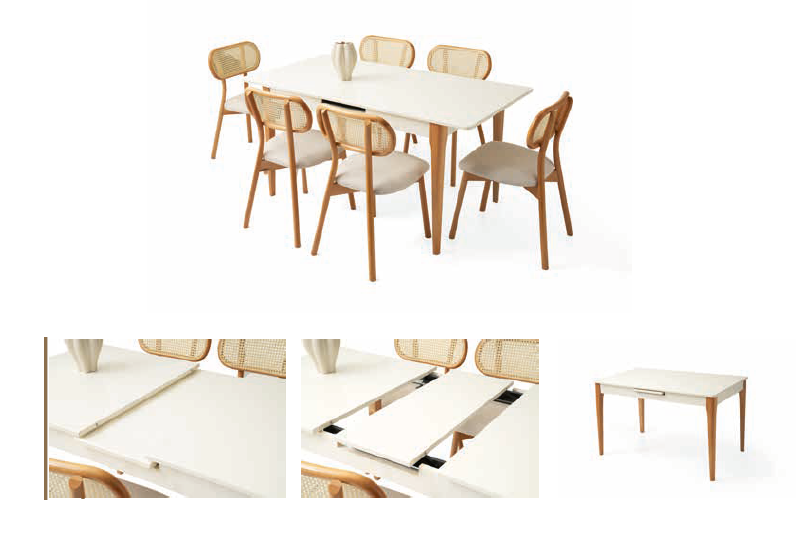 Zarif Masa – Paris Sandalye Takımı Detay