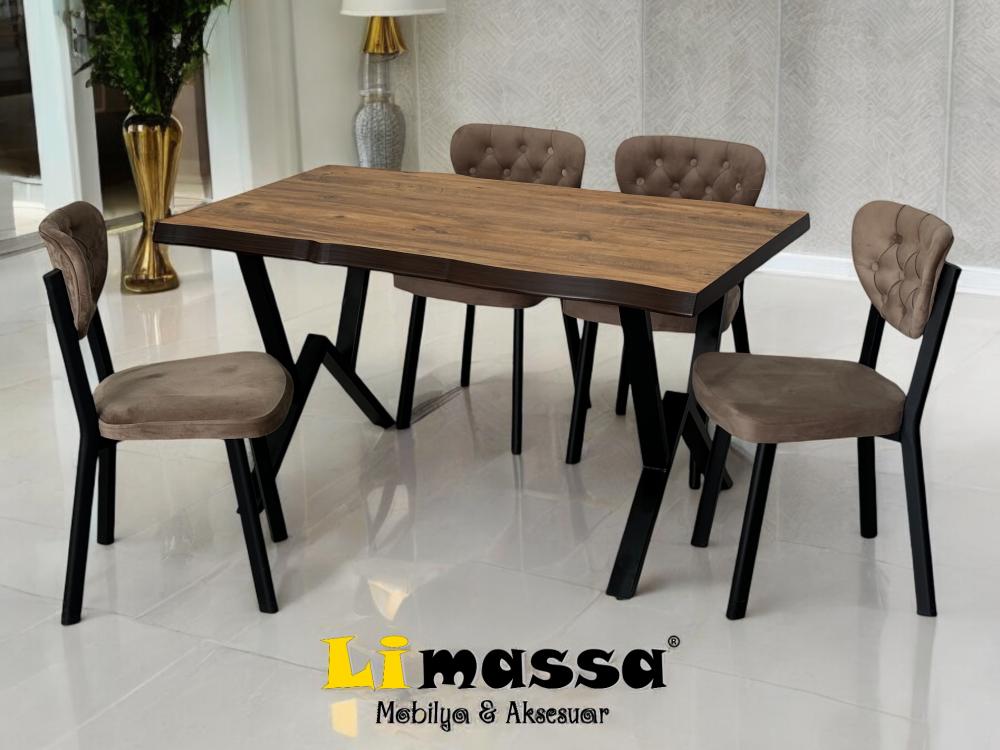 Kütük Masa ve Simge Sandalye